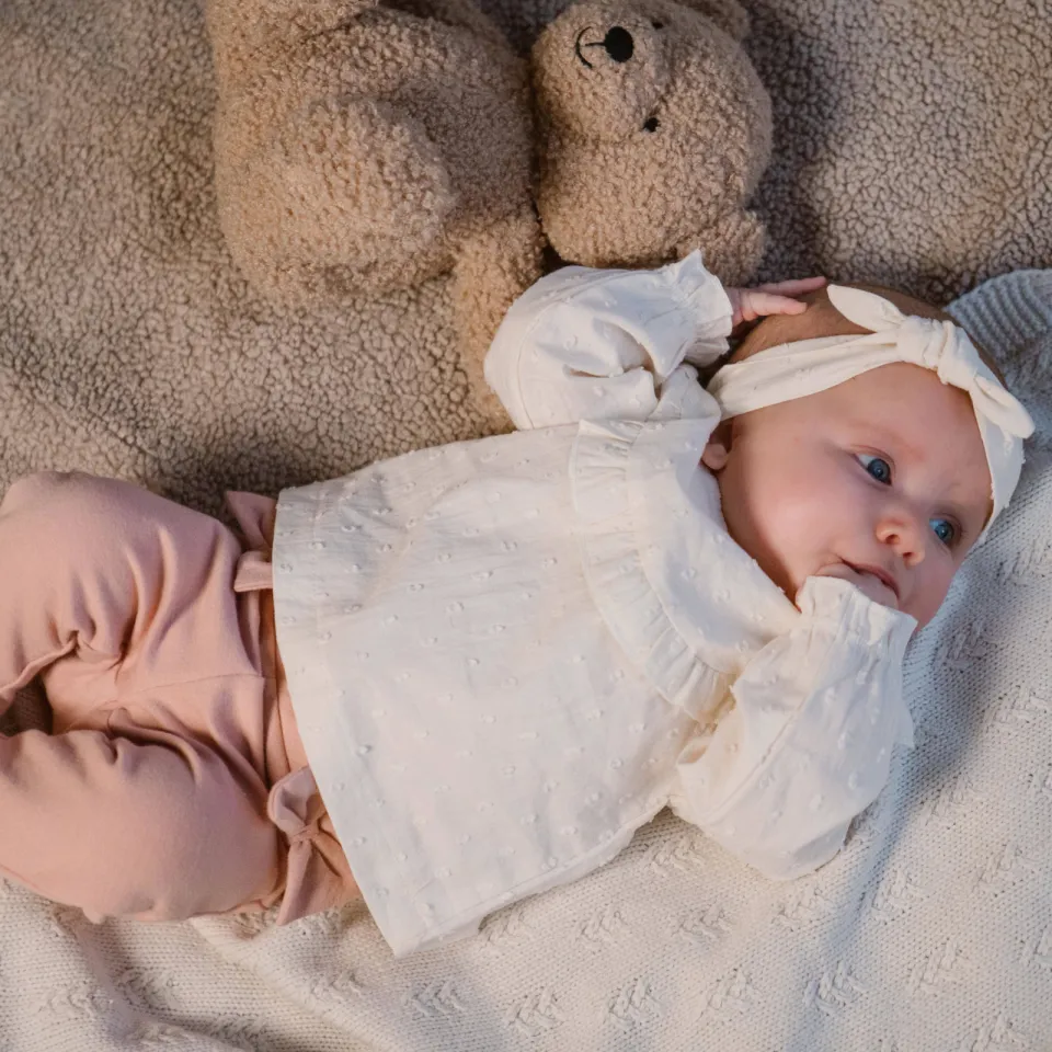 Dirkje blouse + haarband beige, foto 4