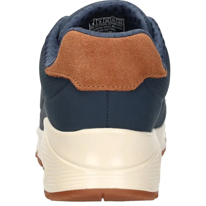 Skechers Uno Gen1 Suited On Air lage sneaker blauw, foto 5