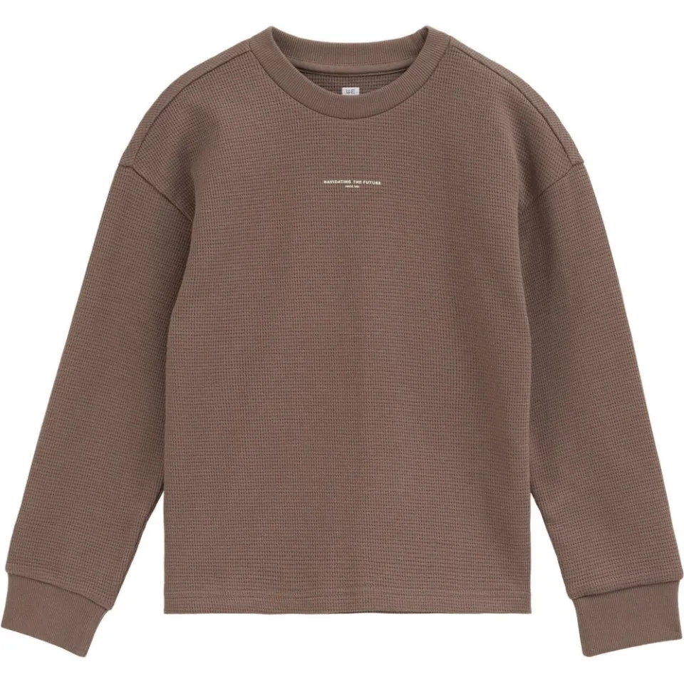WE Fashion sweater met backprint - taupe, foto 2