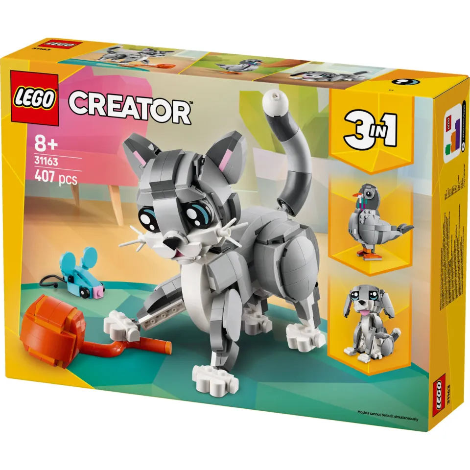 Lego Creator 3in1 Speelse kat dierenspeelset 31163, foto 5
