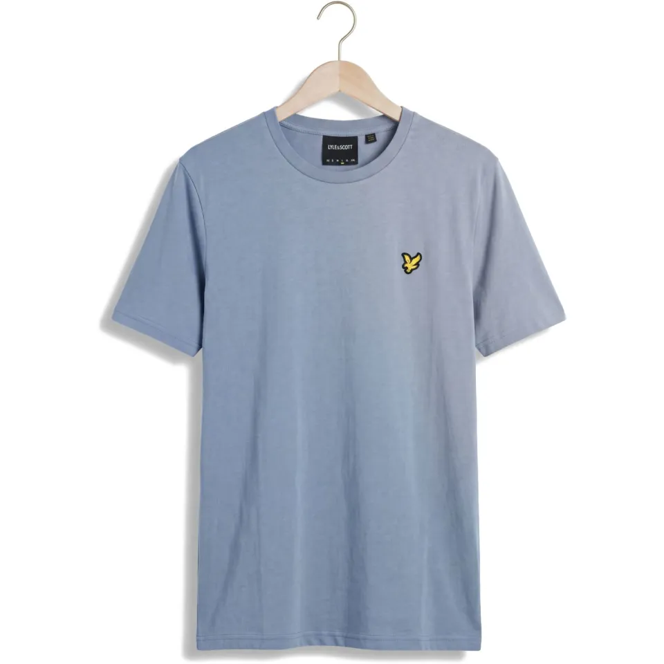 Lyle & Scott Heren Polo's & T-shirts Plain T-shirt - Lichtblauw, foto 2