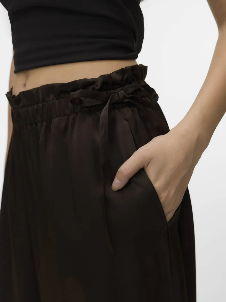 Vero Moda Charm losse broek bruin, foto 5
