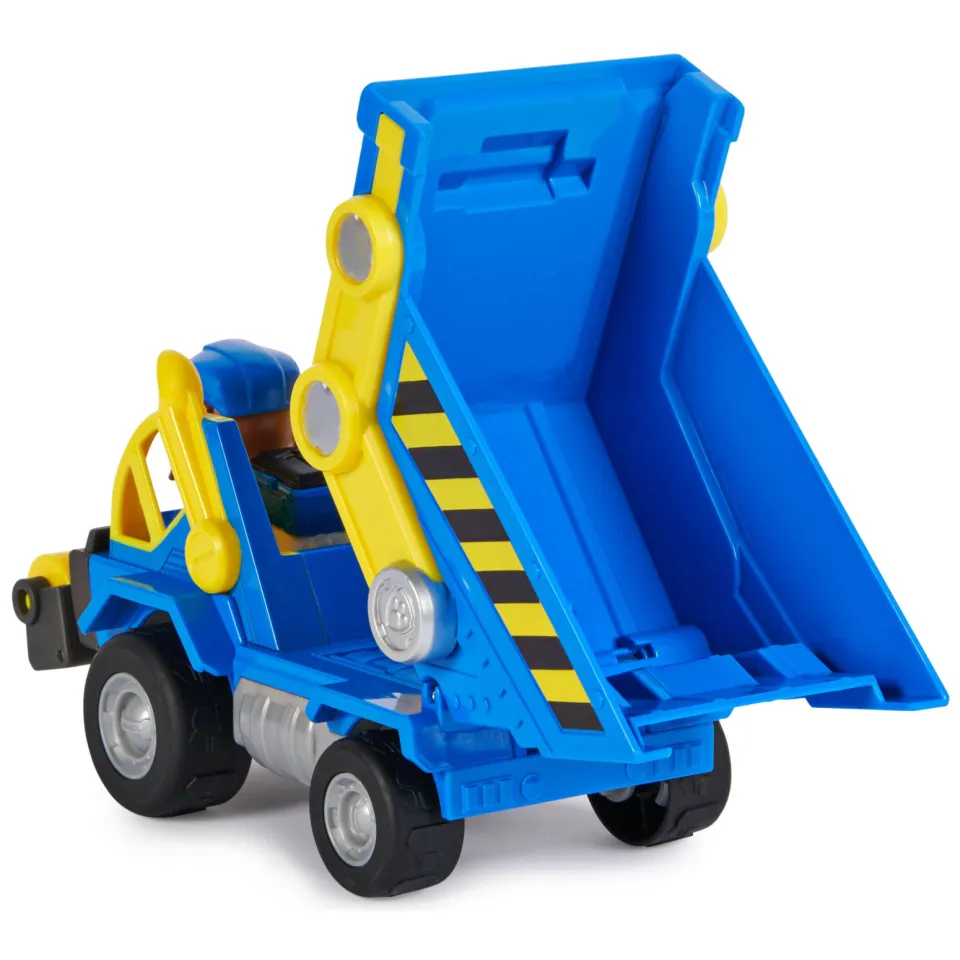 Rubble and Crew Wheeler's kiepwagen speelgoedauto blauw, foto 7