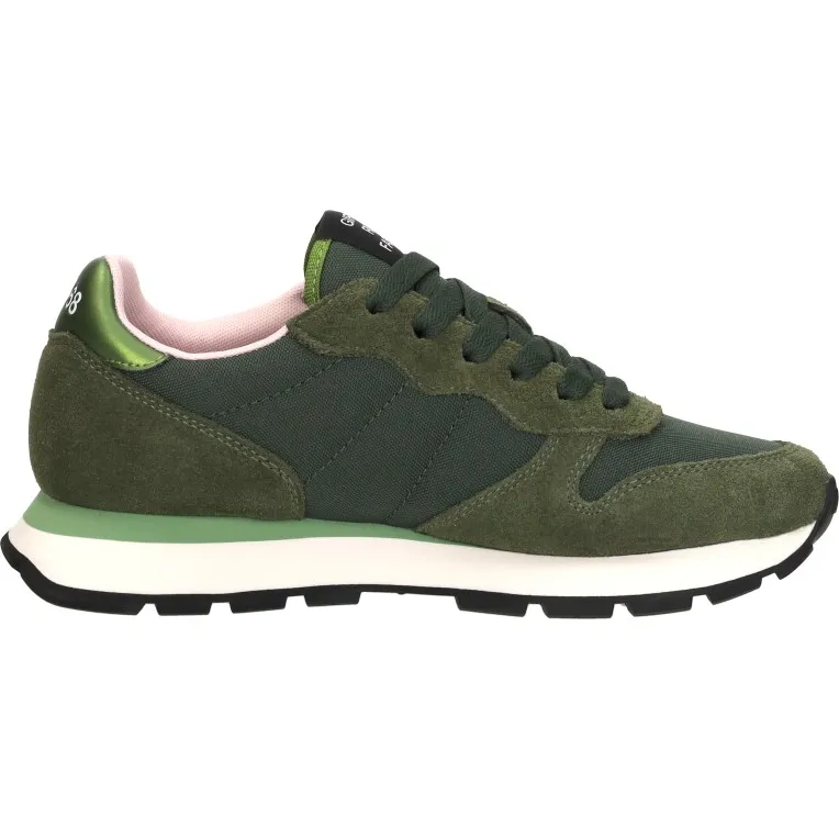 Sun68 Ally Solid lage sneaker groen
