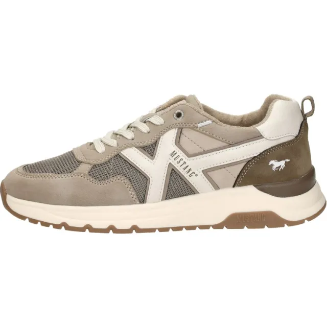 Mustang sneakers laag beige, foto 2