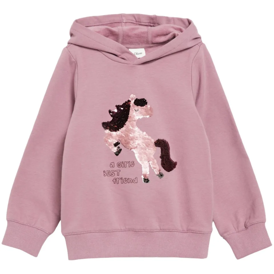 s.Oliver hoodie met print - roze, foto 2