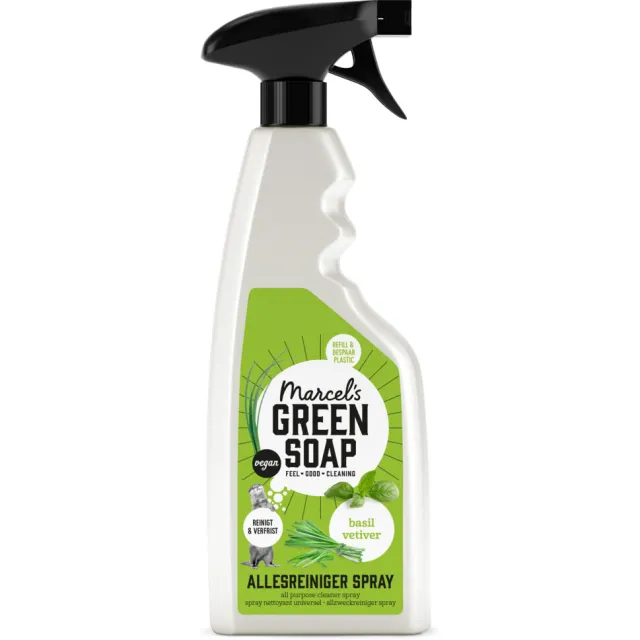 Marcel's Green Soap allesreiniger spray basilicum & vetiver gras
