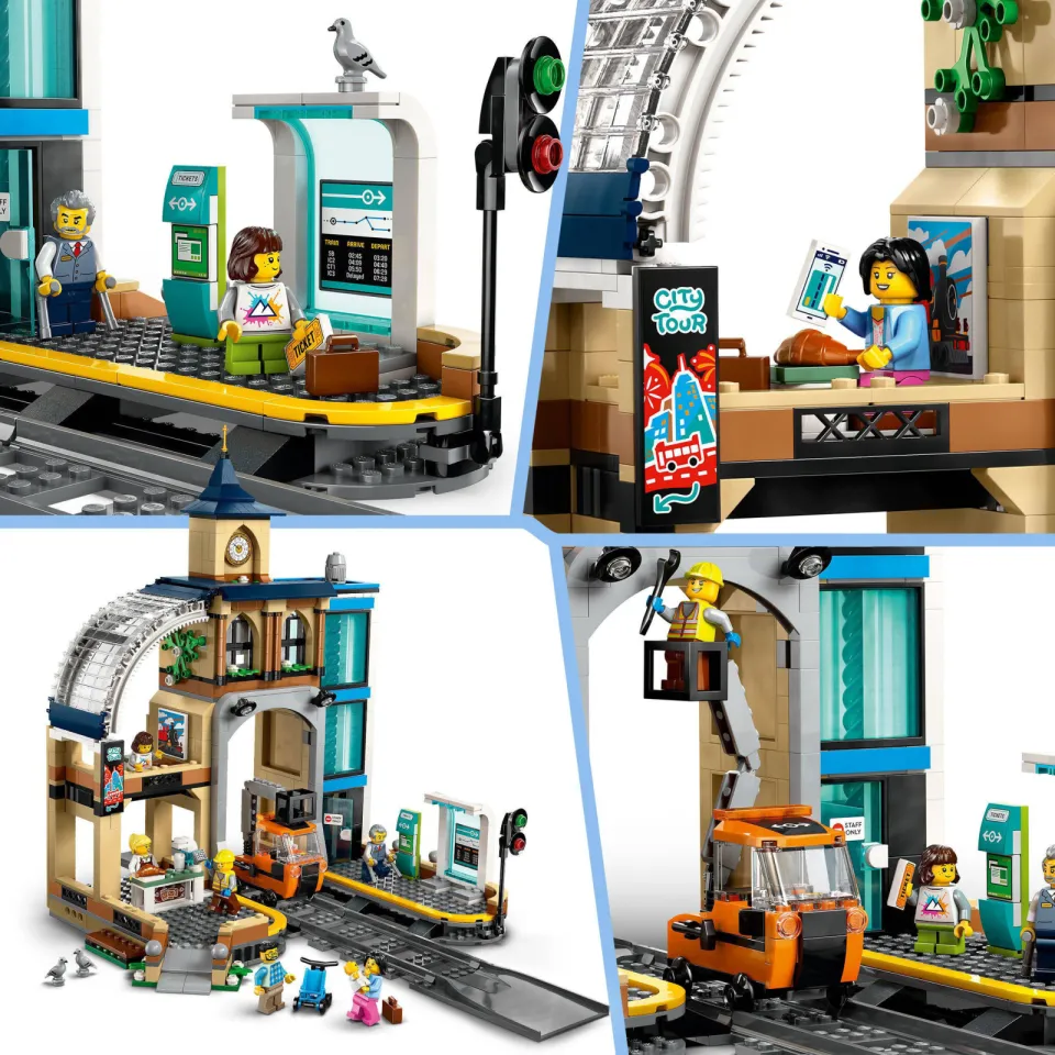 Lego City Centraal Station, Bouwspeelgoedset 60469, foto 7