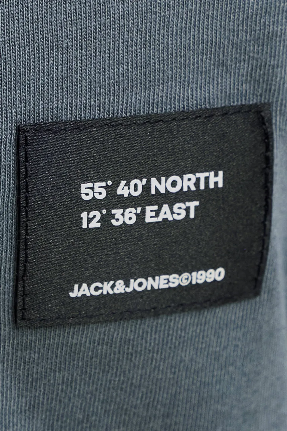 Jack & Jones T-shirt grijsblauw effen, foto 7