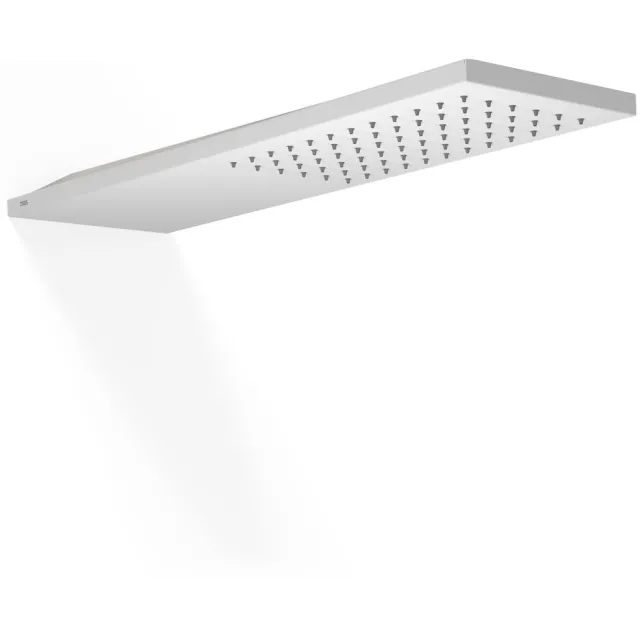 Tres hoofddouche wand mat wit