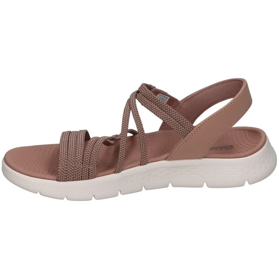 Skechers Go Walk Flex sandalen cognac