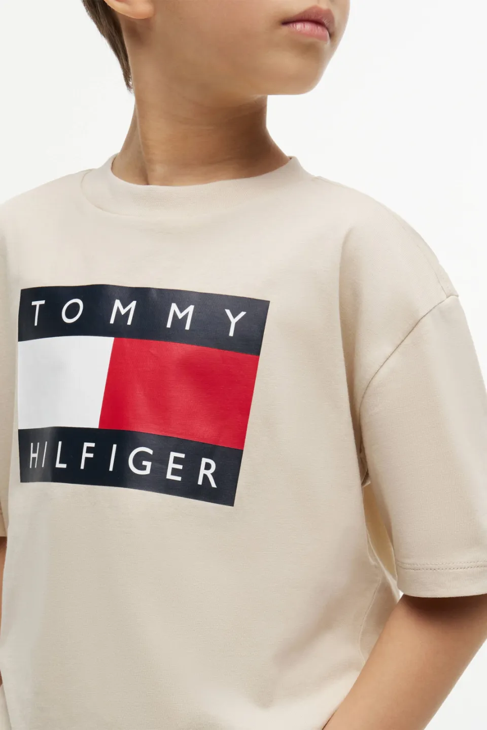 Tommy Hilfiger T-shirt beige, foto 6