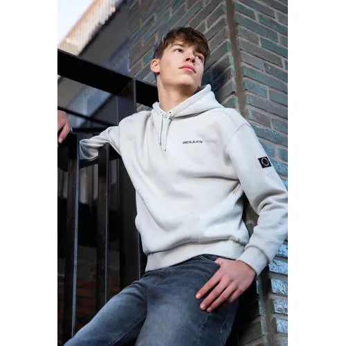 Rellix oversized hoodie met backprint - lichtgrijs, foto 3