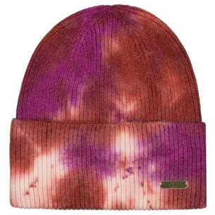 Vingino fijn gebreide muts paars/bruin Meisjes Acryl Dip-dye - maat one size