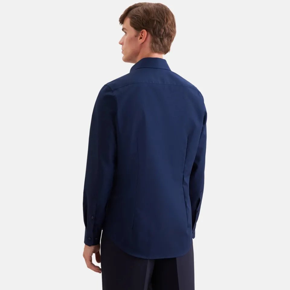 Seidensticker slim fit overhemd donkerblauw, foto 3