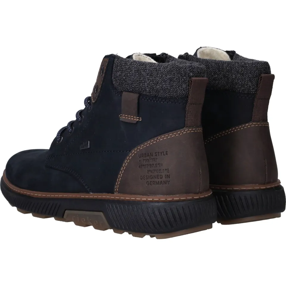 Rieker veterboot blauw, foto 6