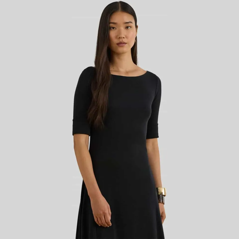 Lauren Ralph Lauren Munzie jurk zwart, foto 5