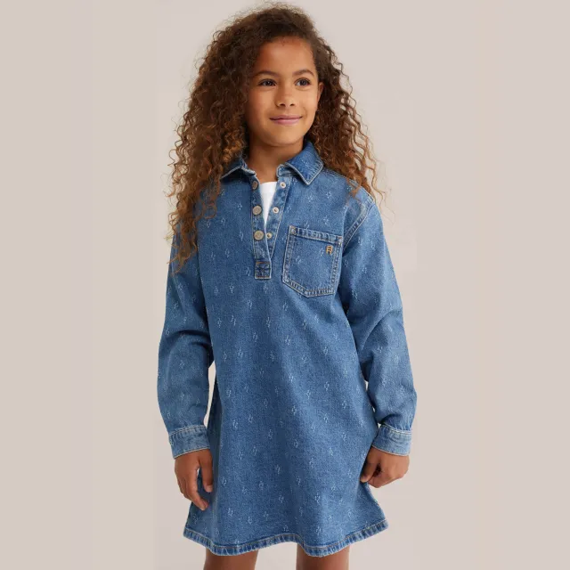 WE Fashion Blue Ridge spijkerjurk blauw, foto 2