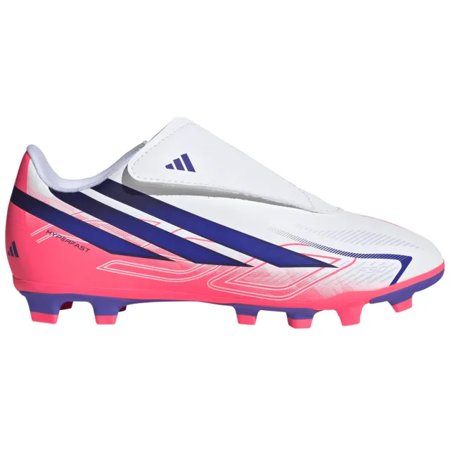 Adidas Performance F50 Hyperfast Club junior imitatieleren voetbalschoenen - roze/paars