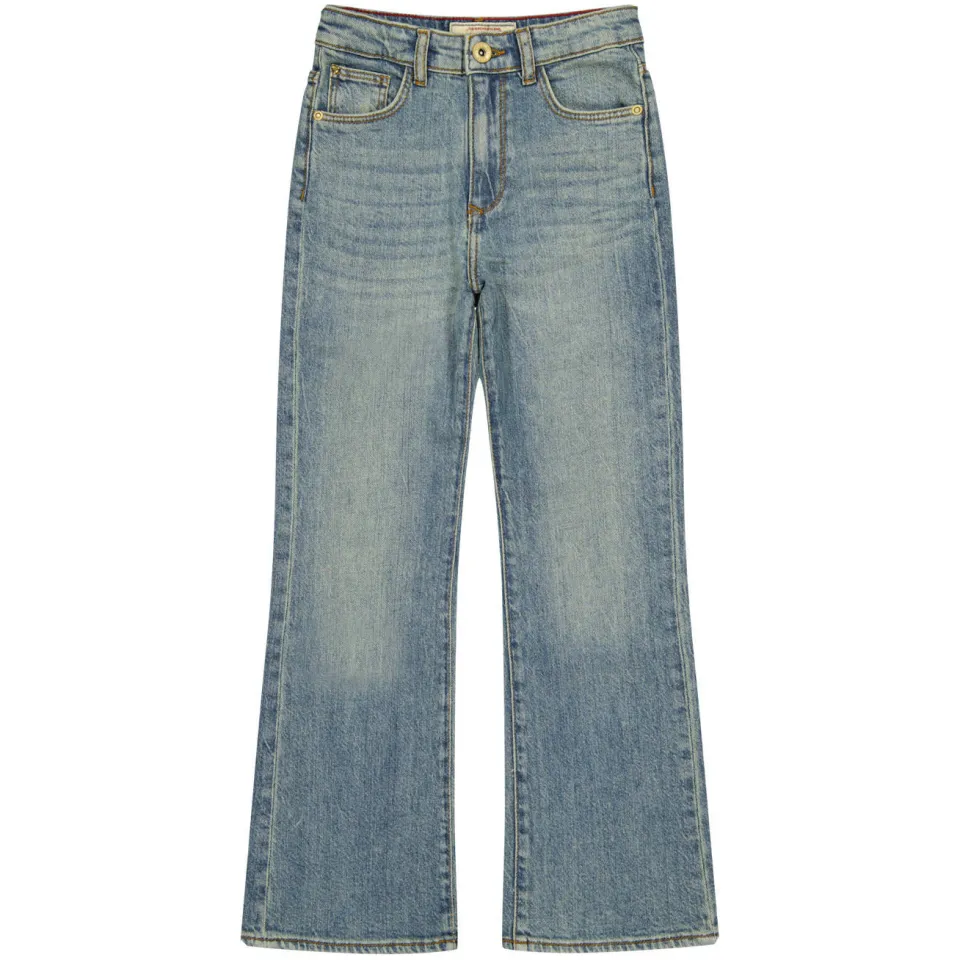 Vingino flared jeans light blue denim, foto 2