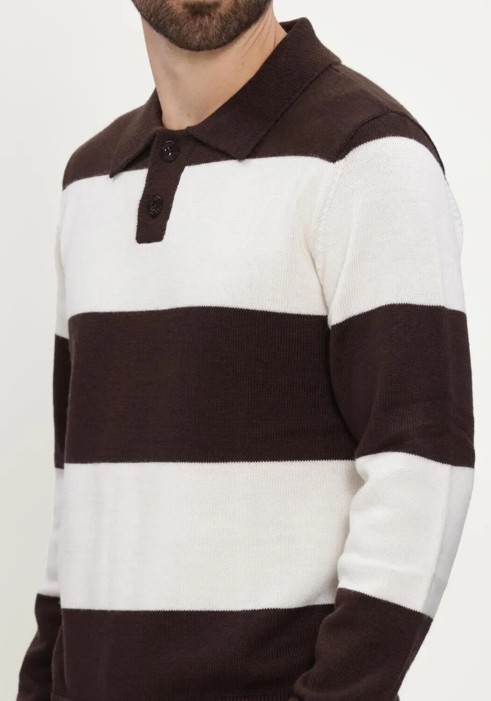 Saint Steve Heren Polo's & T-shirts Harry - Bruin, foto 4
