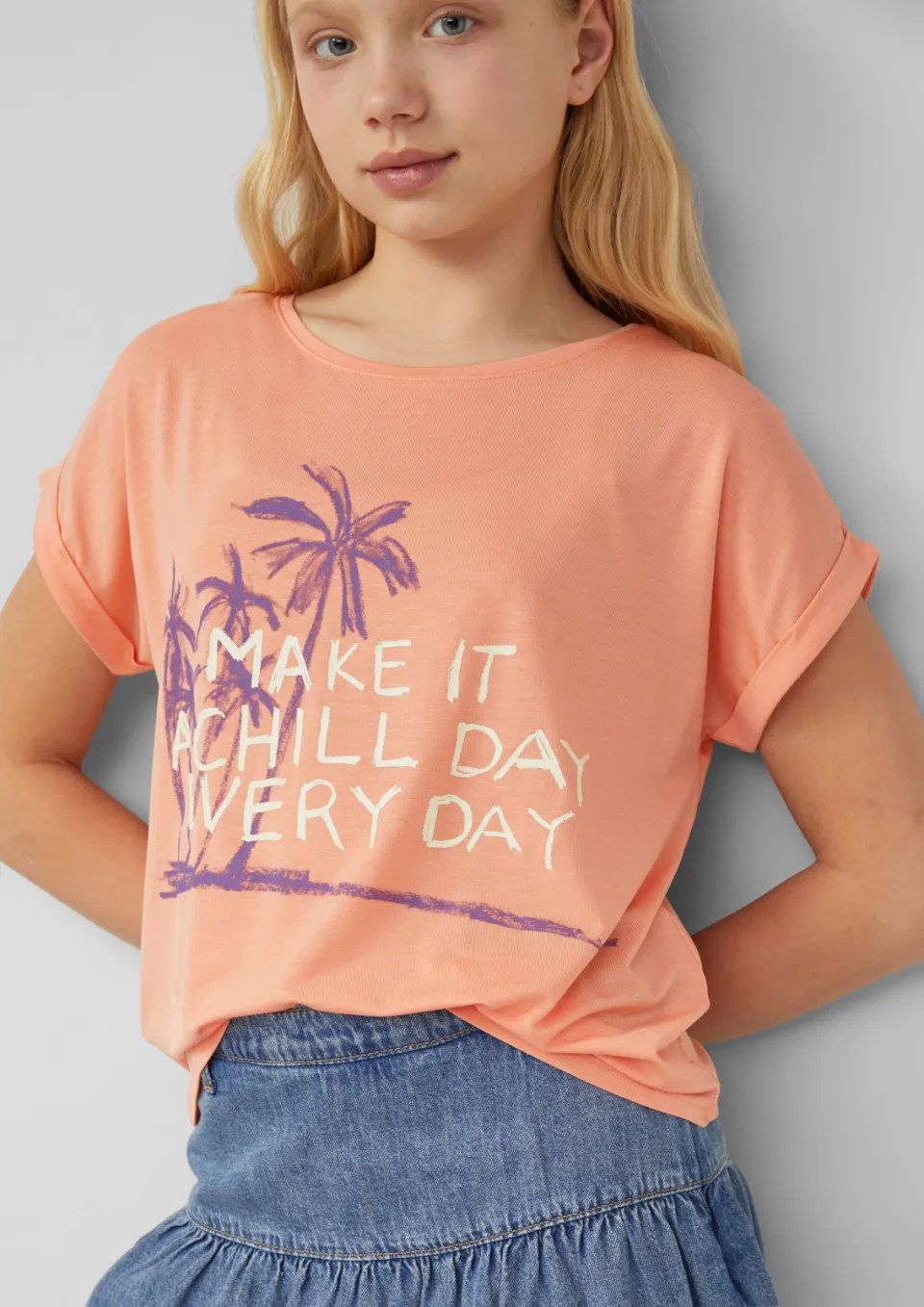 S.Oliver T-shirt zalm, foto 4
