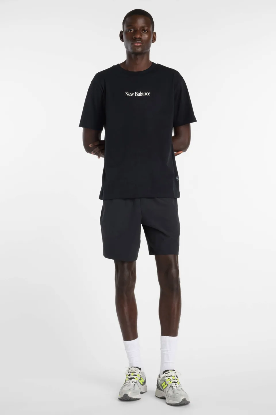 New Balance Athletics Stretch Woven casual short zwart, foto 2