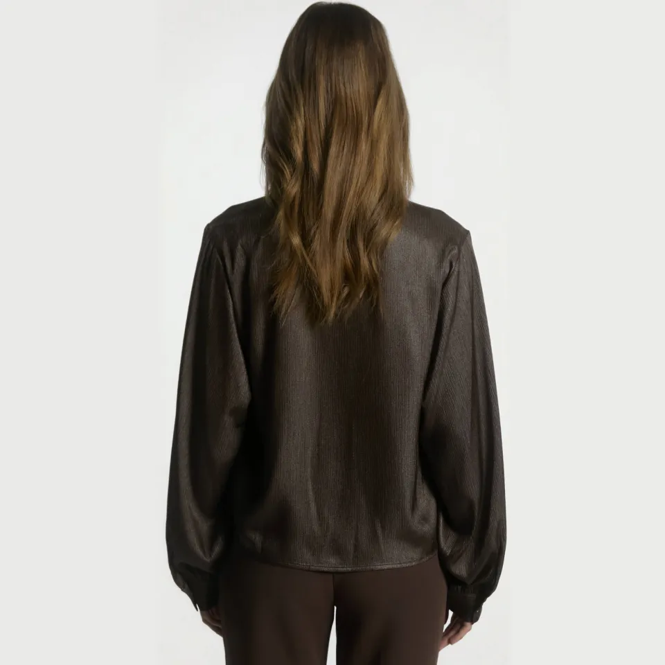 Aaiko Liv blouse bruin, foto 4