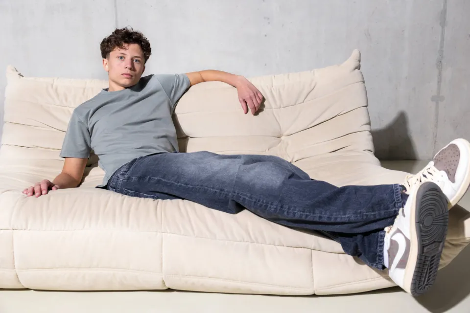 Rellix oversized T-shirt grijsgroen, foto 5
