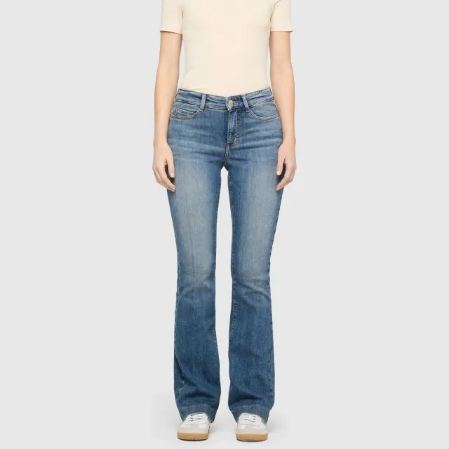 MAC flared jeans - mediumblauw