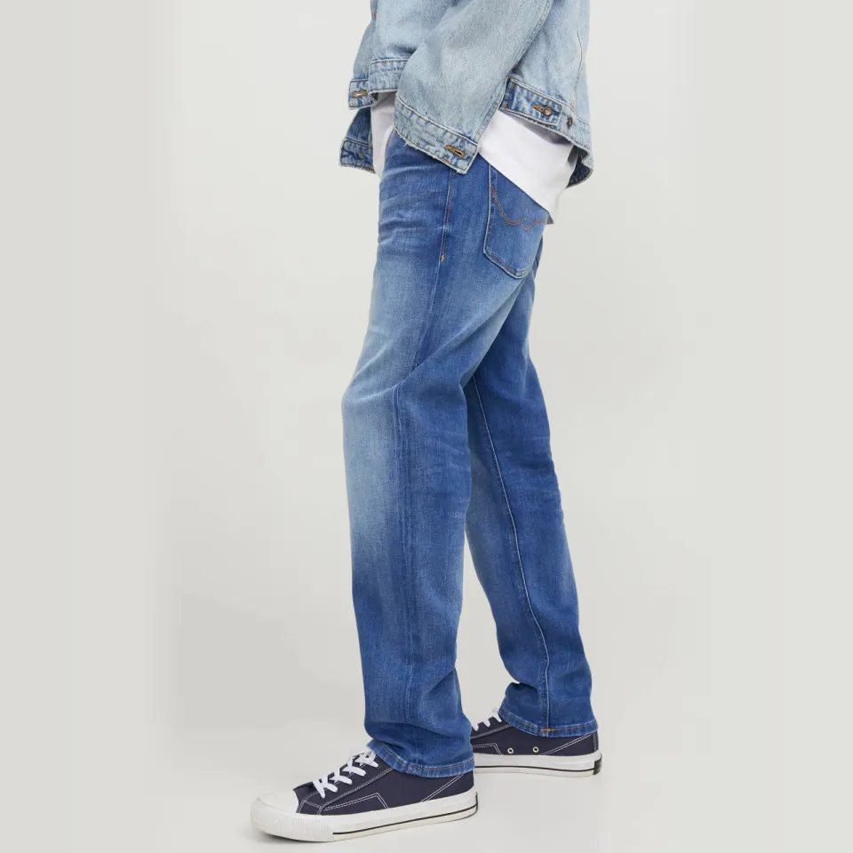 Jack & Jones JEANS INTELLIGENCE tapered jeans - blue denim, foto 4