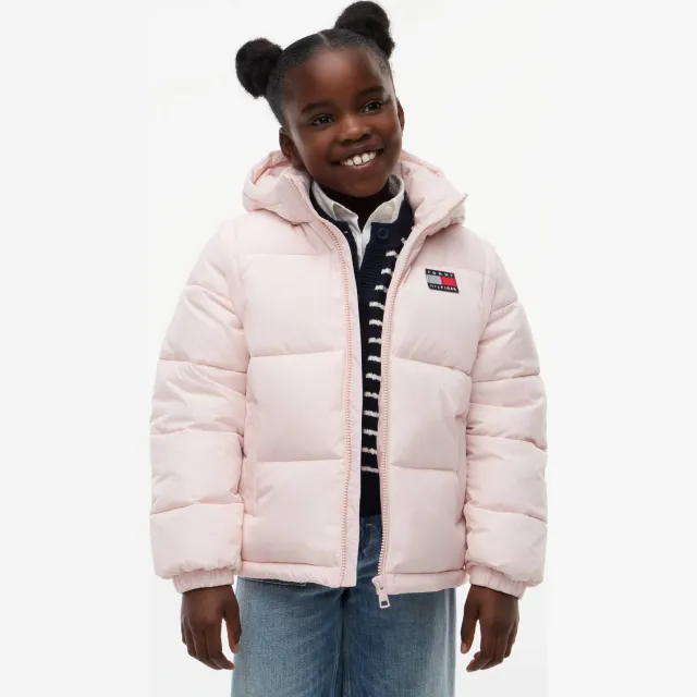 Tommy Hilfiger winterjas lichtroze
