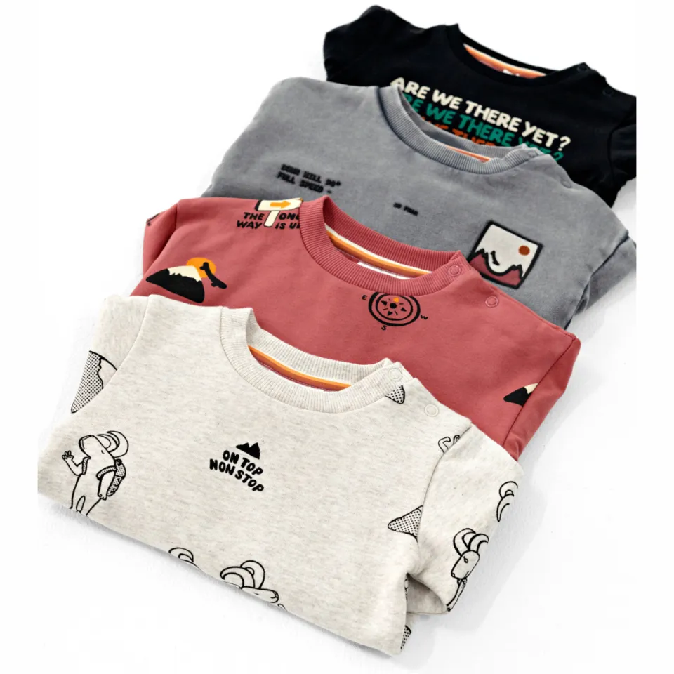 Feetje sweater Mountain Top rood, foto 3