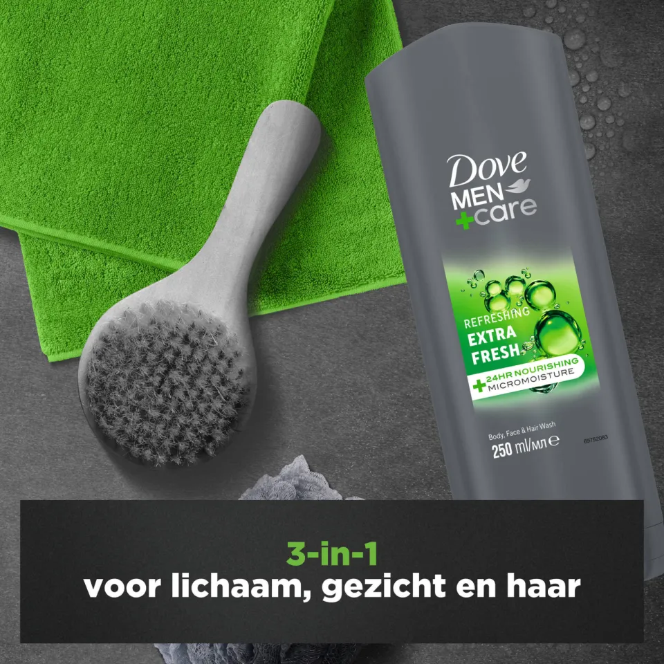 Dove Men+Care Extra Fresh 3-in-1 douchegel, foto 5