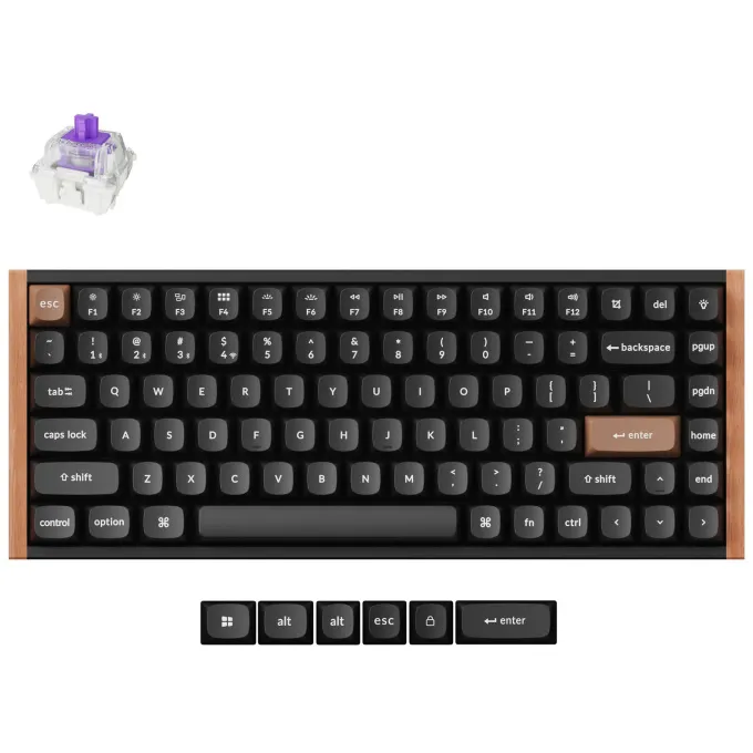 Keychron K2 HE-F1 Special Edition toetsenbord zwart