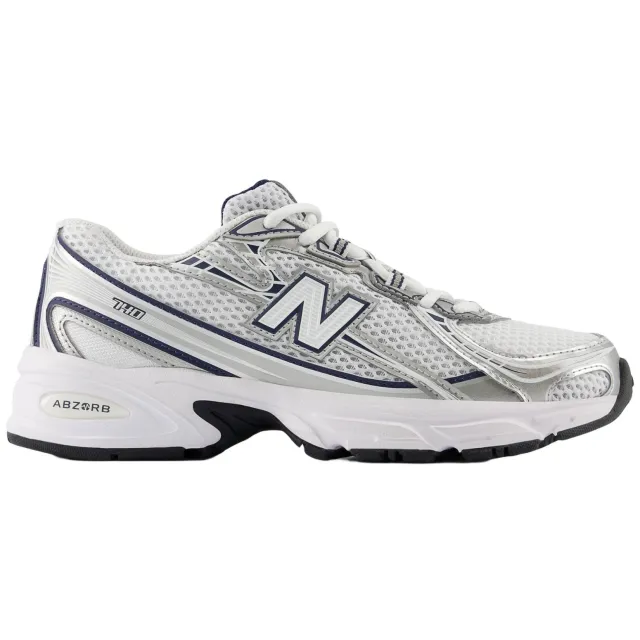 New Balance 740 mesh sneakers - wit/donkerblauw