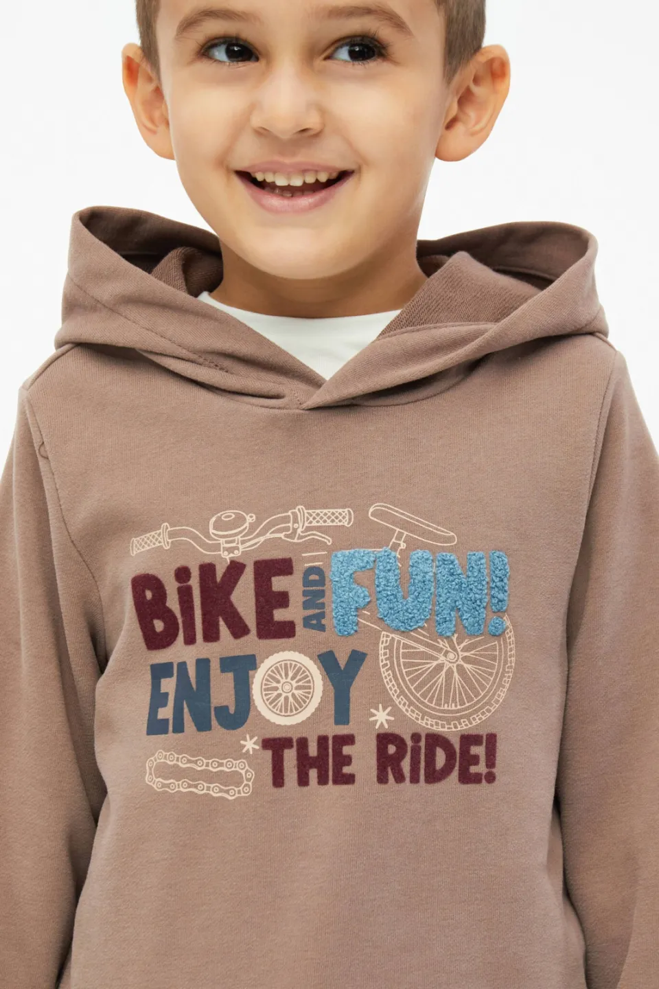 s.Oliver sweater met print - bruin, foto 6