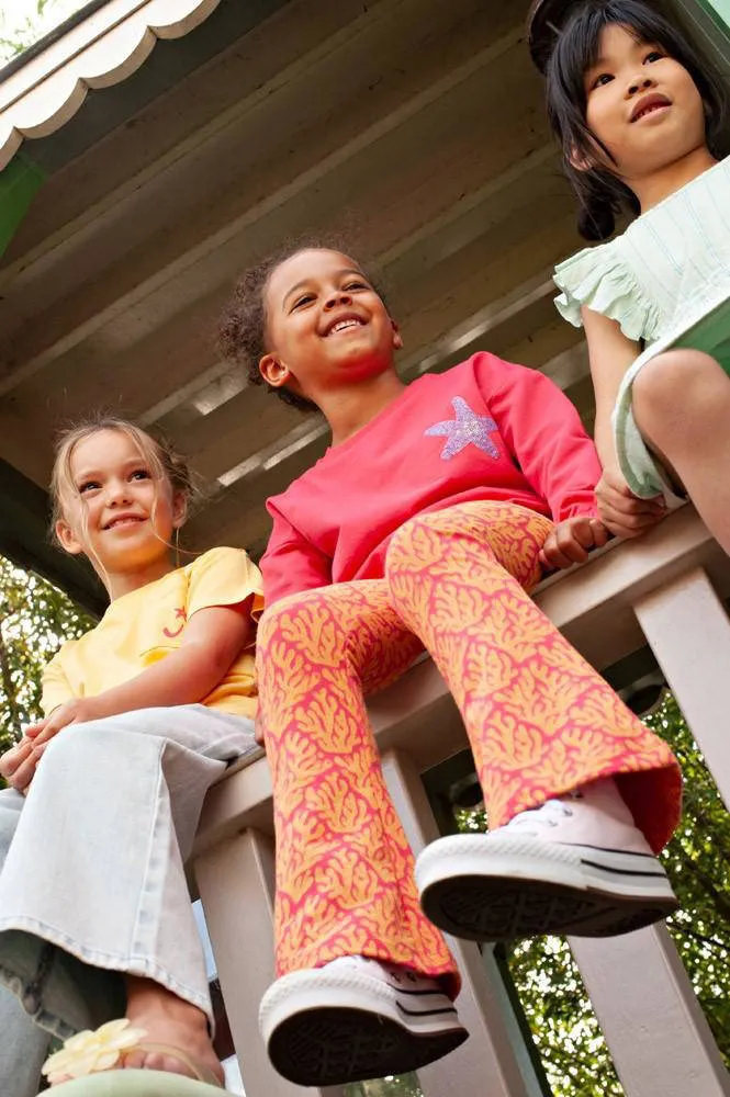 Jubel Lazy Lagoon flared broek oranje, foto 2