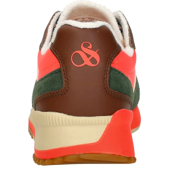 Scotch & Soda Vivi lage sneaker groen, foto 4