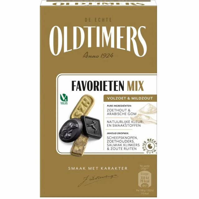 Oldtimers Favorieten Mix 235 gr
