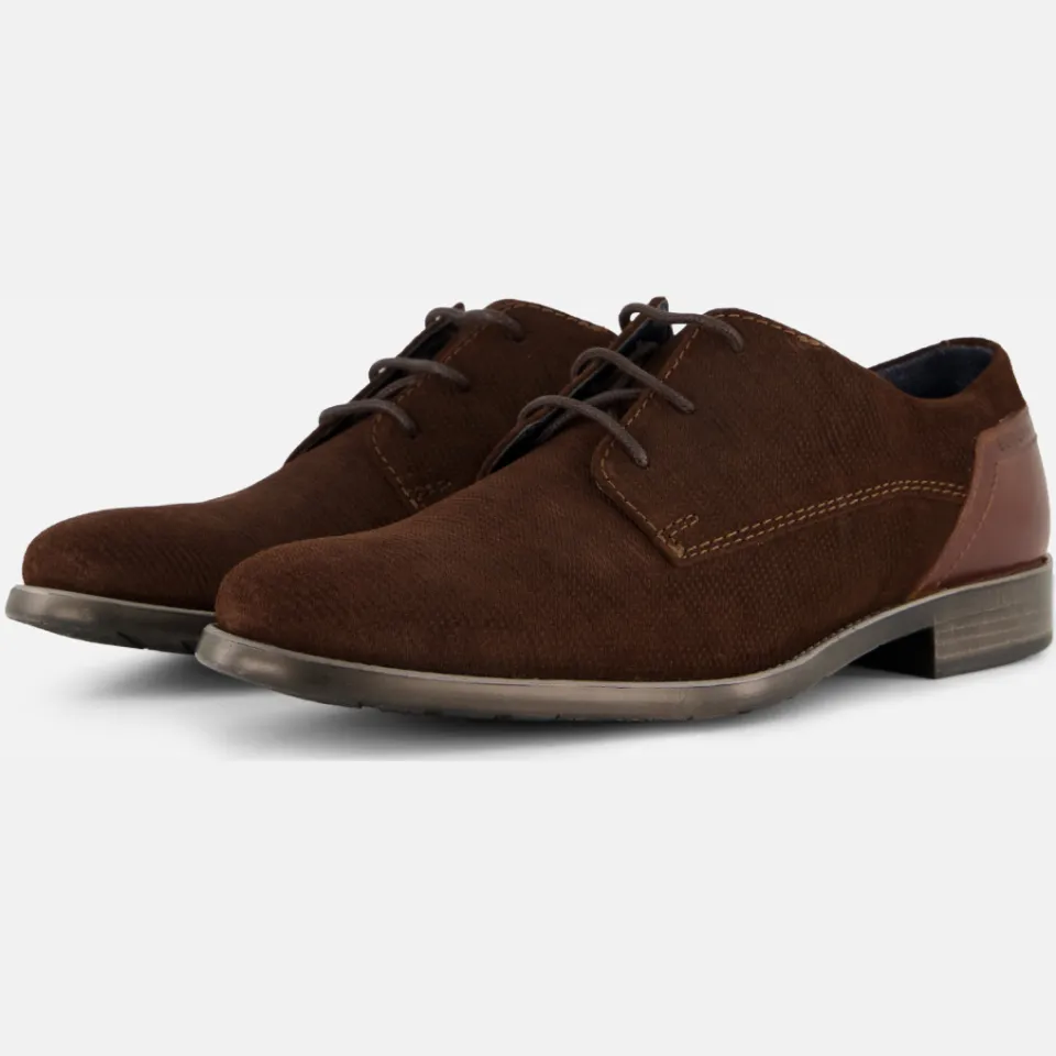 Bugatti nette veterschoen donkerbruin, foto 3