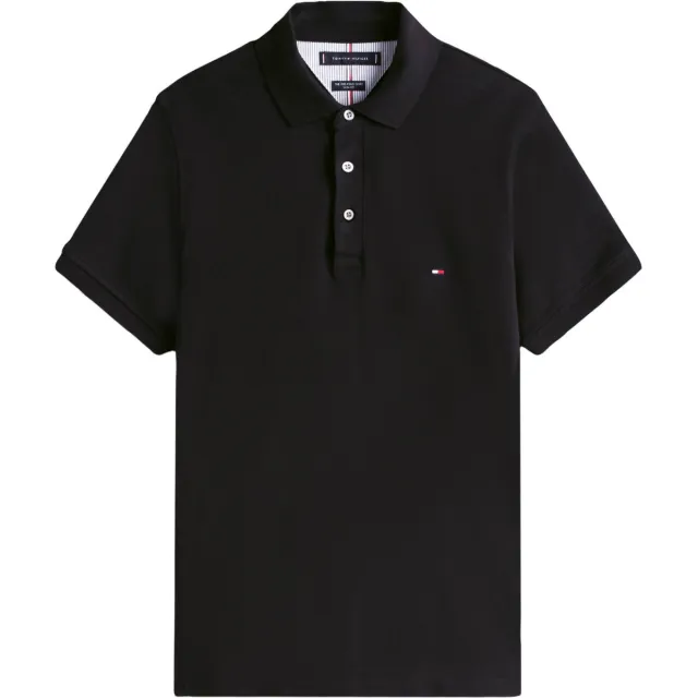 Tommy Hilfiger slim polo zwart, foto 2