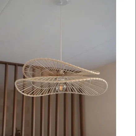 Kidsdepot hanglamp Florien naturel rotan, foto 4