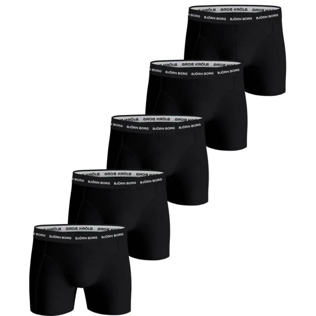 Björn Borg Cotton Stretch boxershorts zwart, foto 2