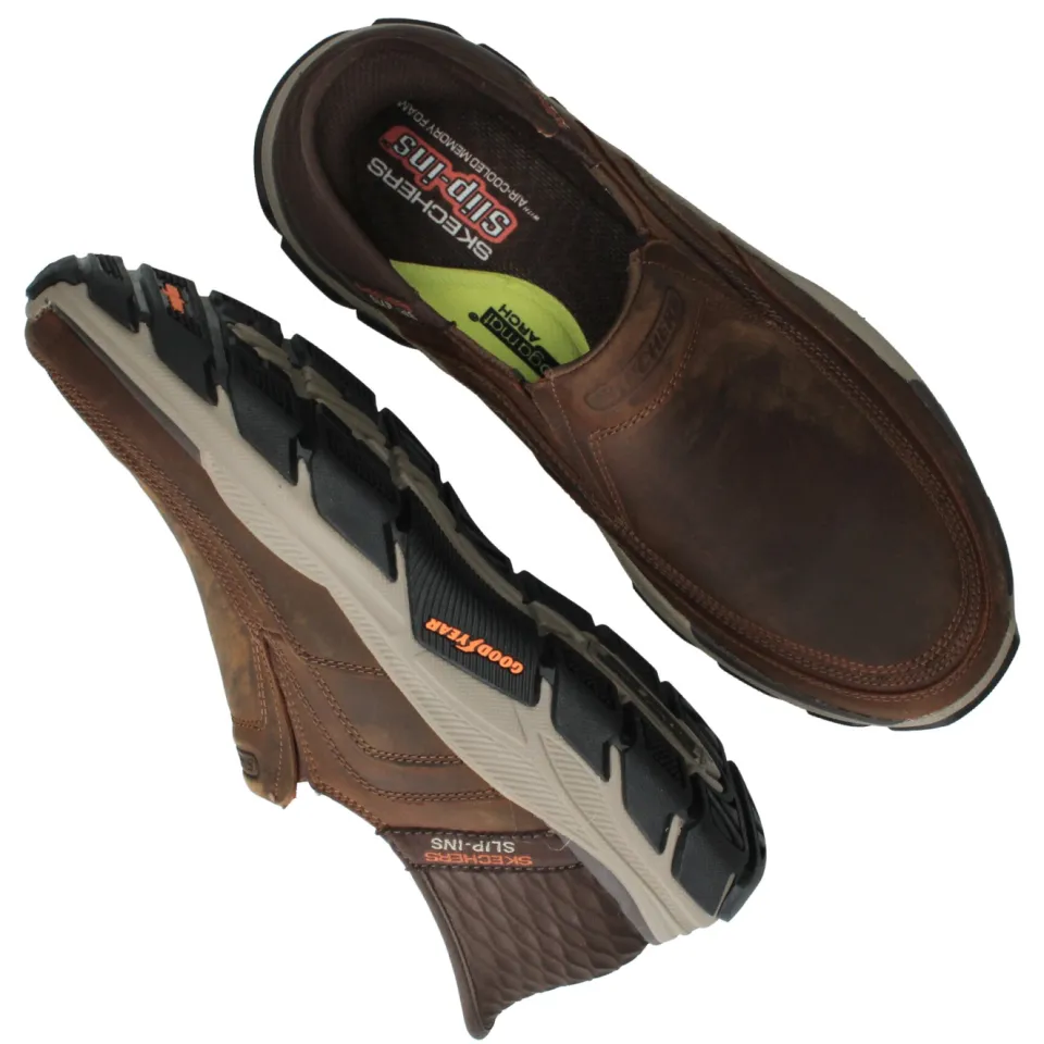 Skechers Slip-ins Respected Elgin instappers bruin, foto 8