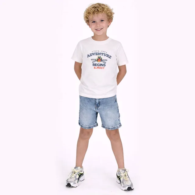 B.Nosy T-shirt wit met print