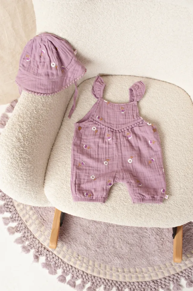 Feetje Flower Ranch jumpsuit violet, foto 2