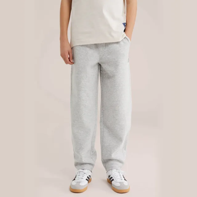 WE Fashion wide leg casual broek lichtgrijs, foto 3