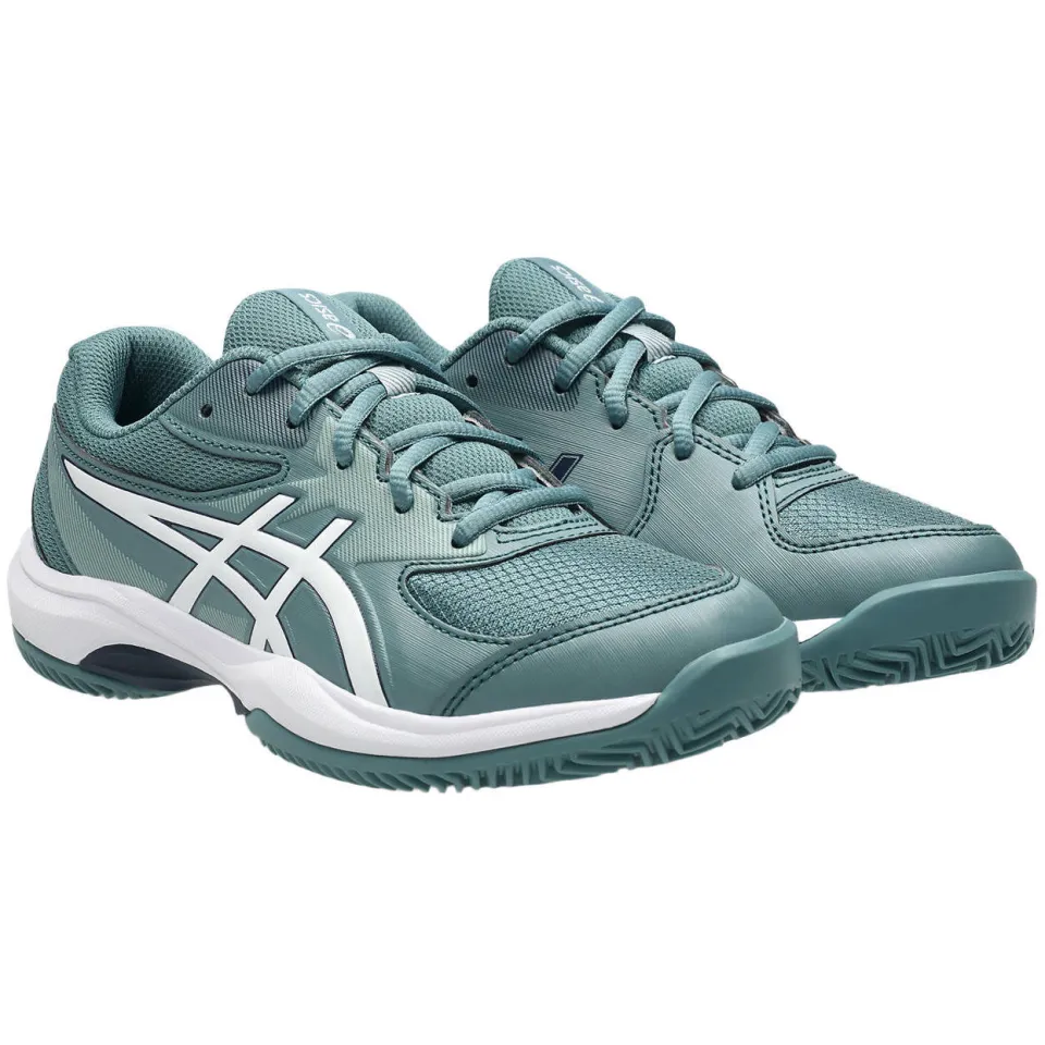 Asics Gel-Game Clay/OC mesh tennisschoenen - petrol/wit, foto 6