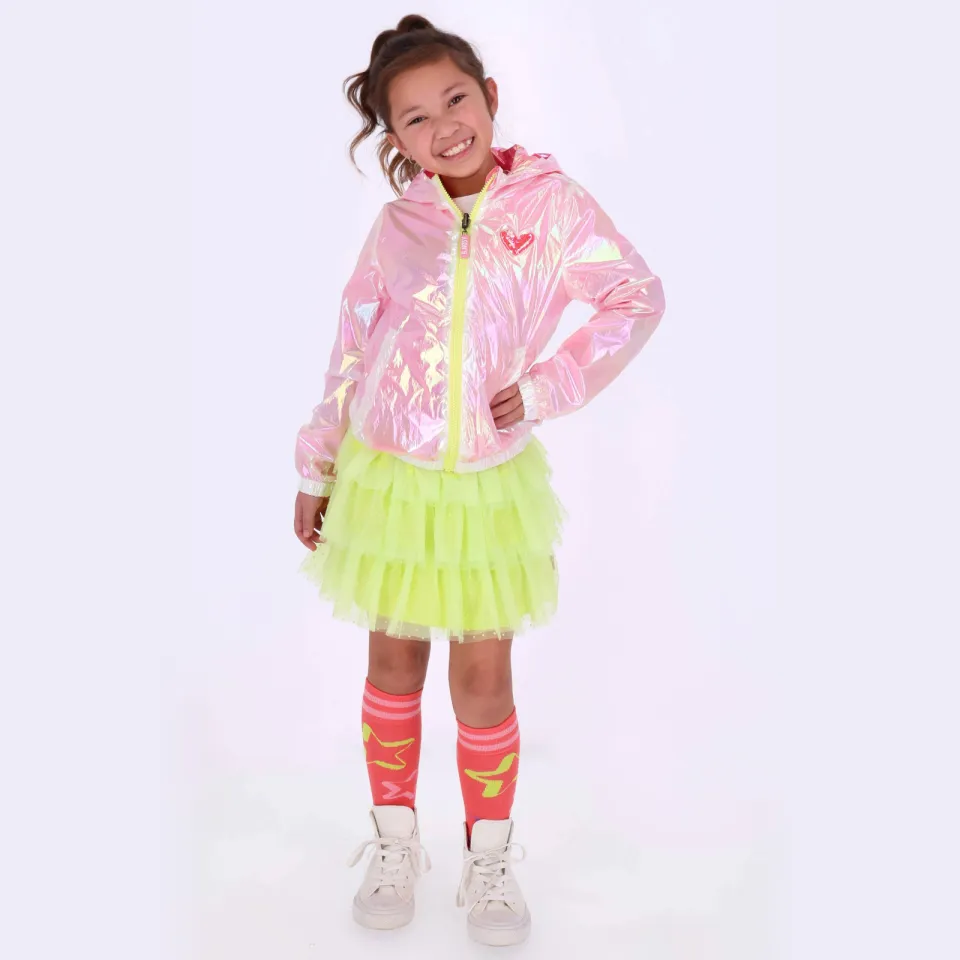 B.Nosy reversible jas roze Roze/lichtroze